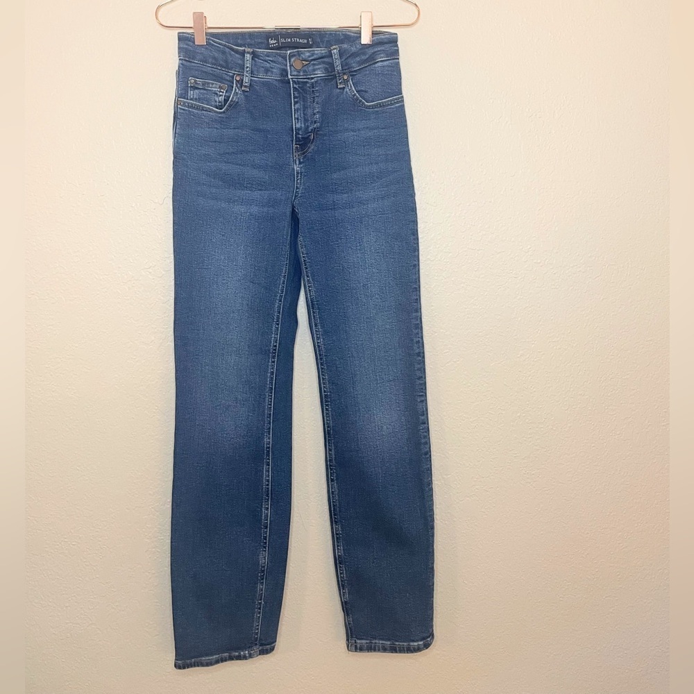 Boden Slim Straight Classic Blue Jeans Size 4L - Picture 1 of 7